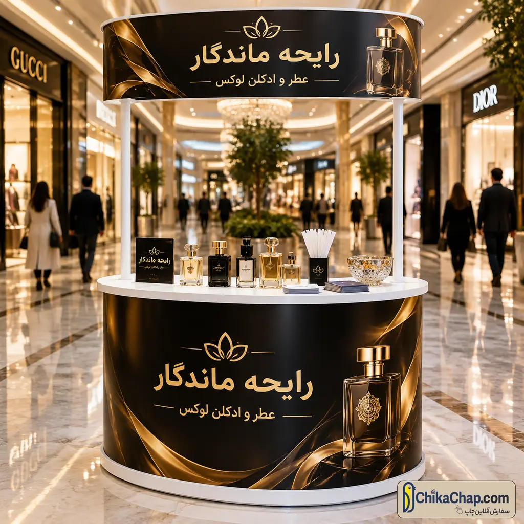 میز و کانتر تست عطر و ادکلن در فروشگاه ها و مال های بزرگ - چیکاچاپ